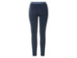 Donkerblauwe leggings met een 'Duci' logo.
