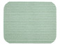 Een groene antislipmat voor onder een vaas of ander object.