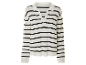 Lang mouwen trui met Bretonse strepen.