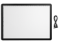 Lichtpad met meetschaal en USB-kabel
