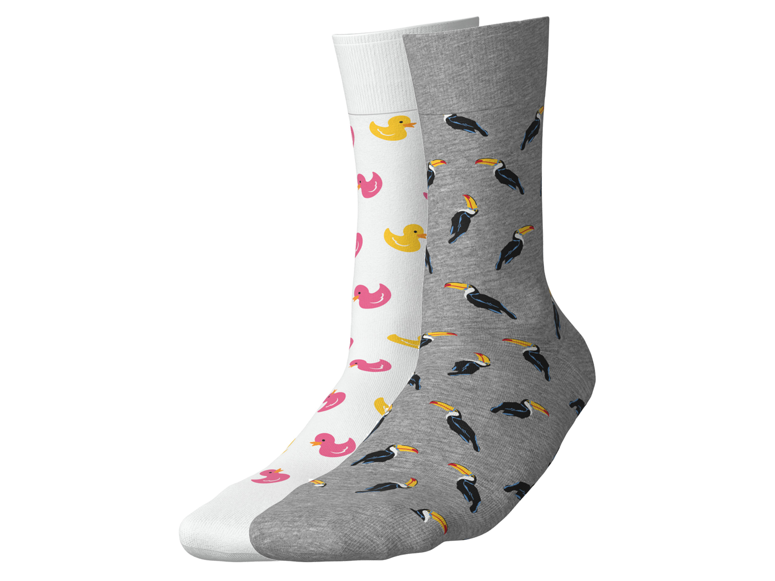 esmara 2 Paar sokken (Eenden/vogels, 39-42)