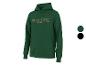 Groene hoodie met de tekst „PARKSIDE EST. 1996” en twee kleurstaaltjes.