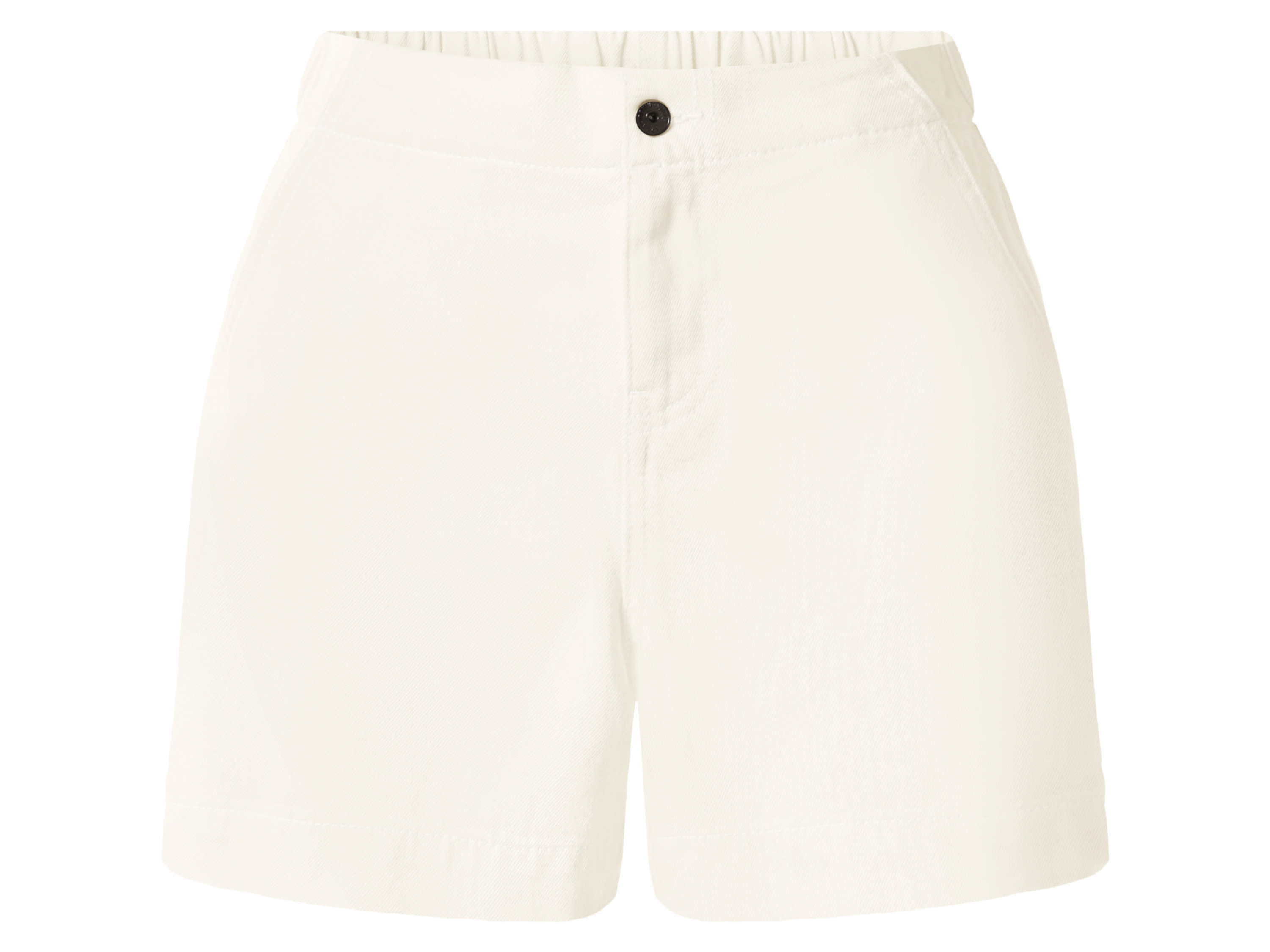 esmara Korte dames broek - denim shorts (Wit, 44)