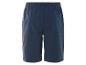 Donkerblauwe shorts, achterkant.