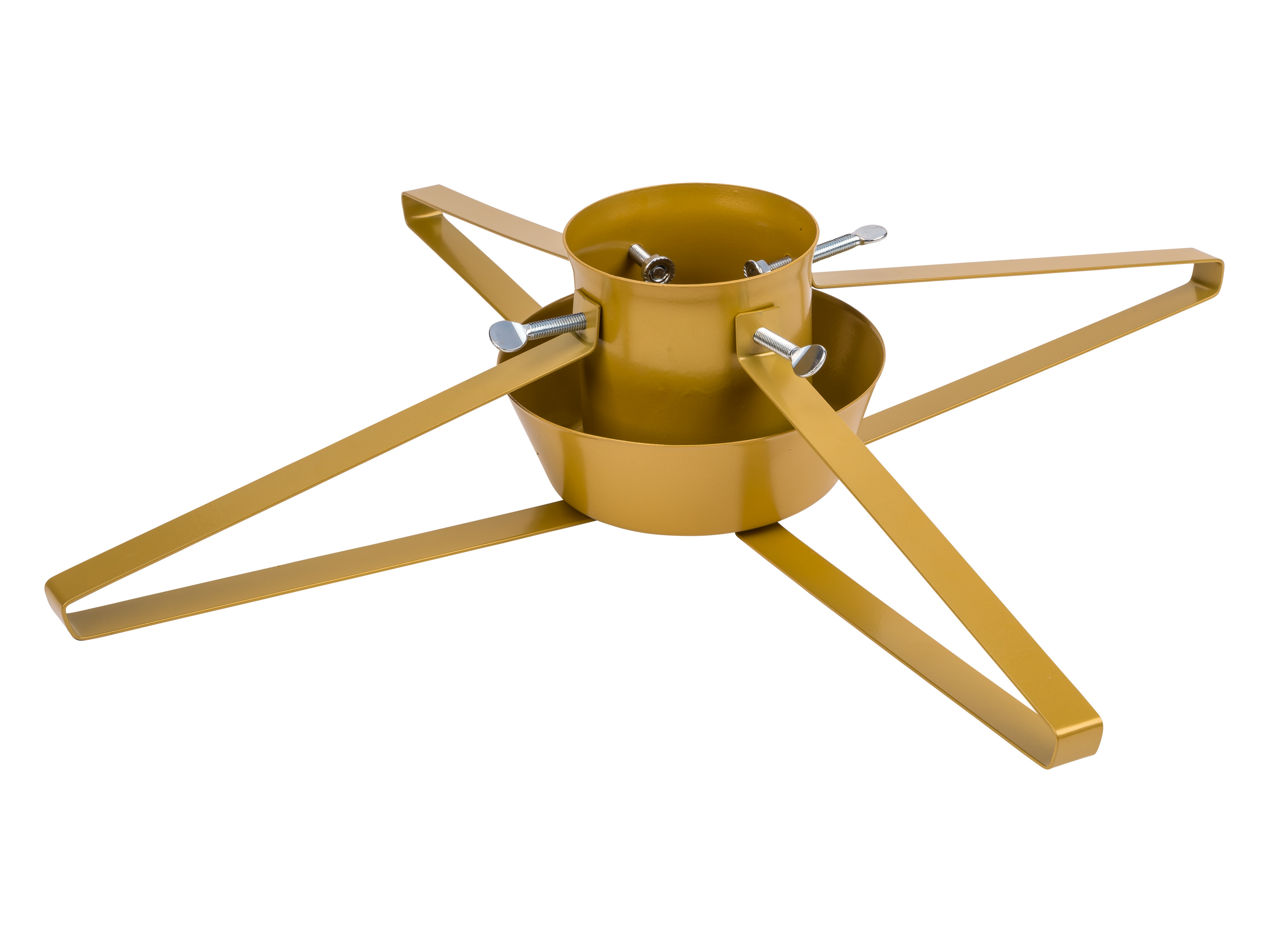 LIVARNO home Metalen kerstboom standaard (Goud)