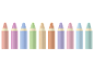 Zachte pastelkrijtjes, diverse kleuren.