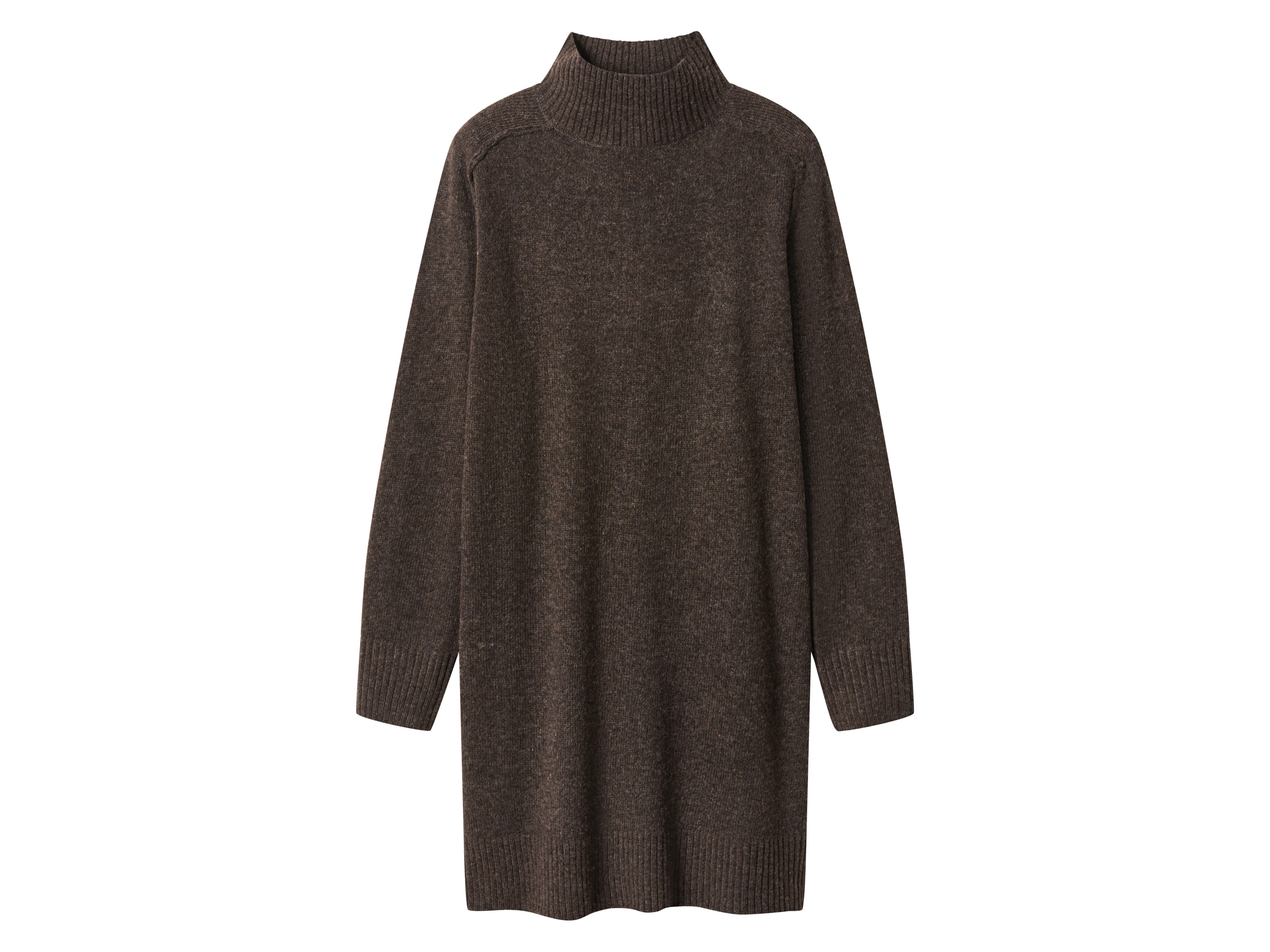 esmara Gebreide dames jurk (Bruin, M (40/42)) afbeelding