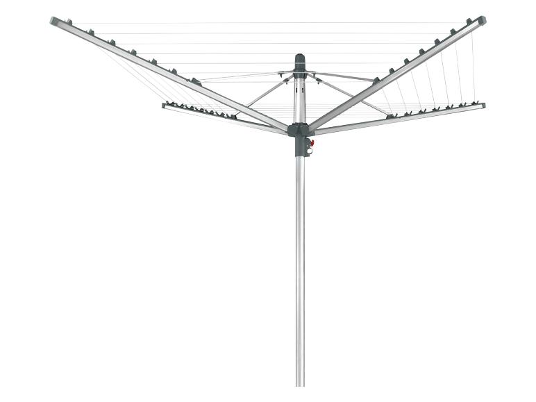 Draaibare waslijn met meerdere uittrekbare armen.