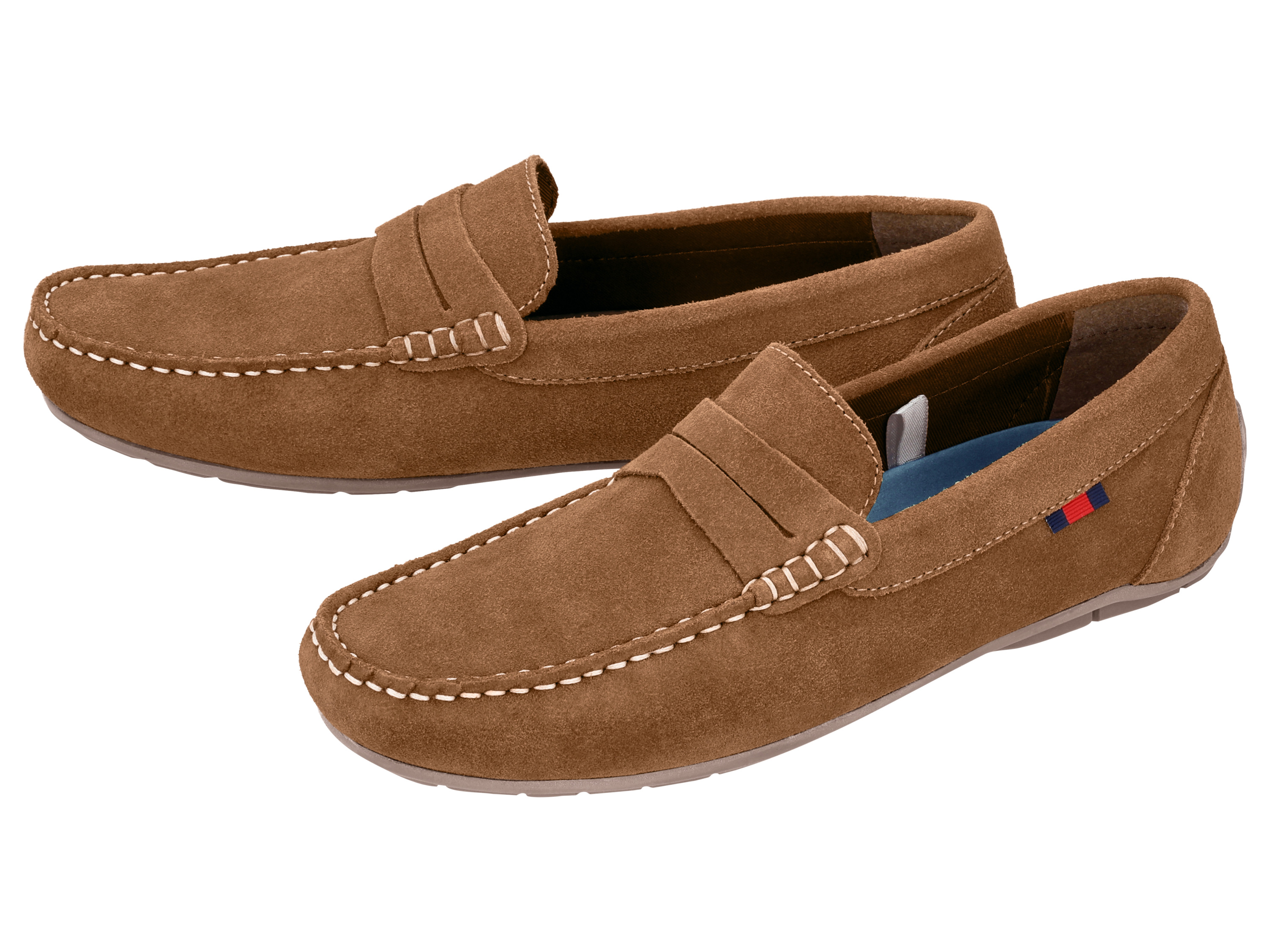 esmara Men Leren heren loafers (Bruin, 41)