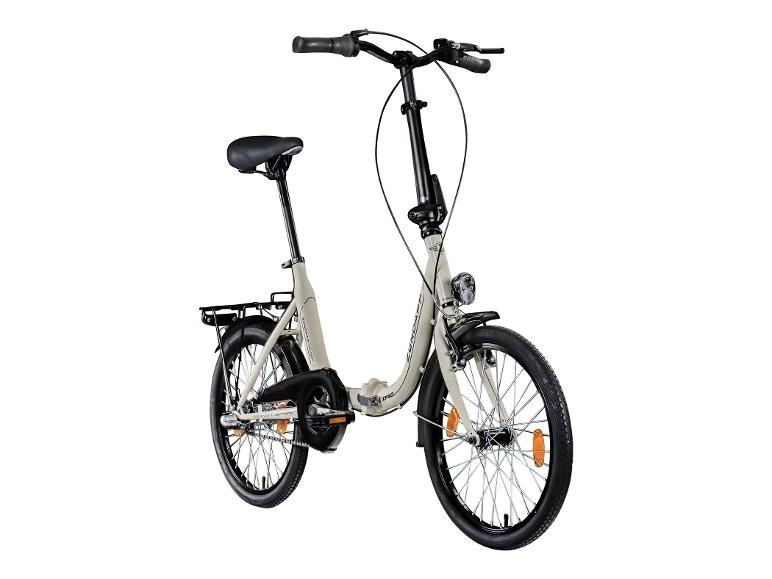 Zündapp ZFA0 opvouwbare fiets, beige.