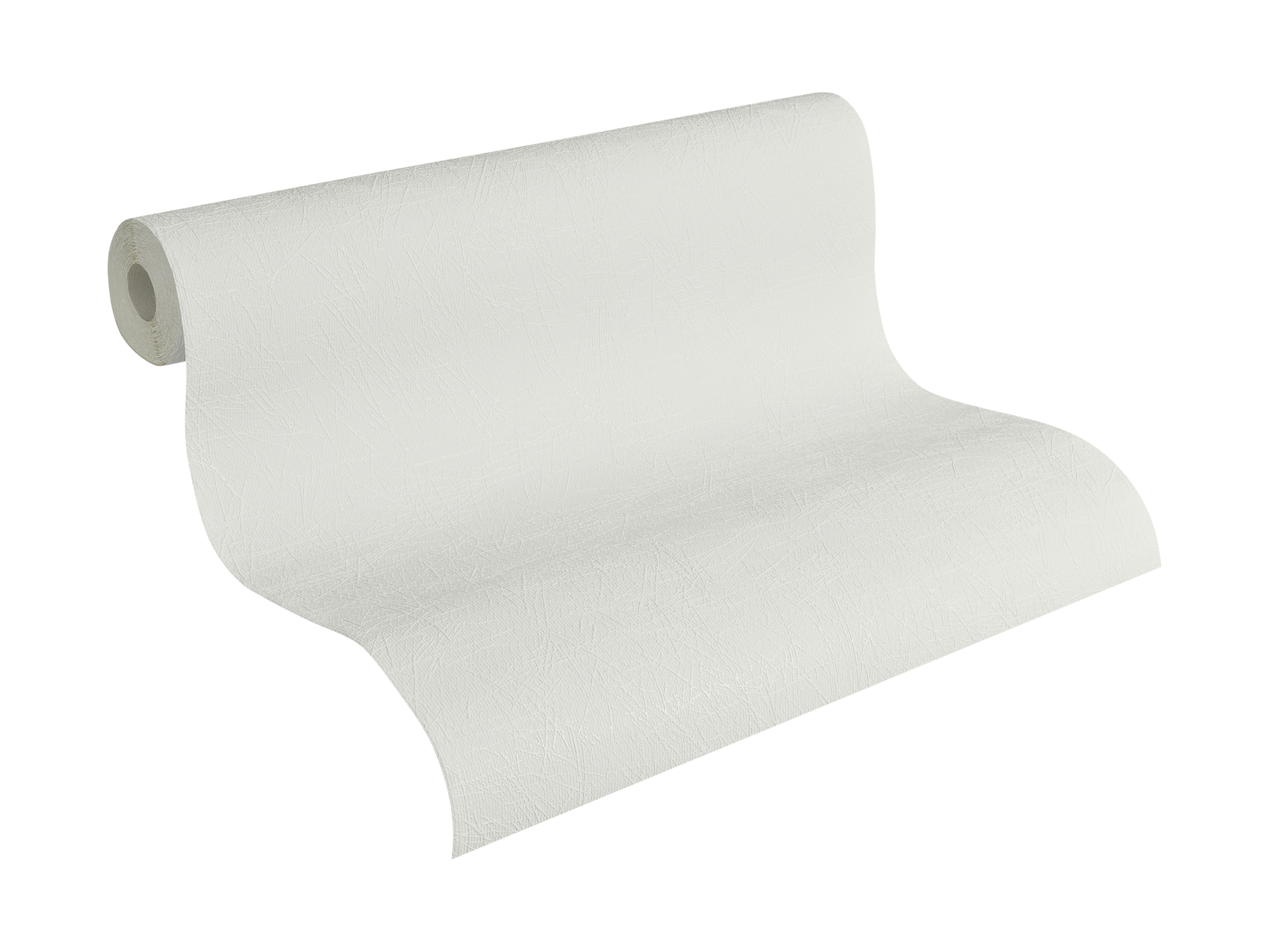 AS CRÉATION Overschilderbaar structuurbehang, 10 m x 53 cm (wilde structuur, wit, 10,05 x 0,53 m)