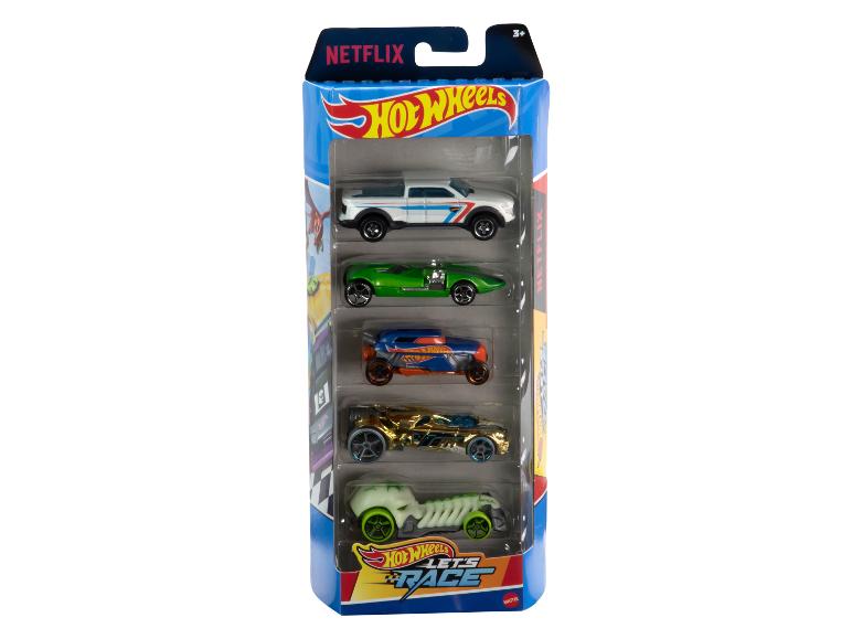Hot Wheels-auto's in een verpakking met Netflix-thema