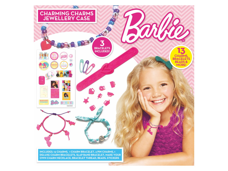 Barbie armbandjes, kralen en bedels om zelf sieraden te maken.