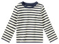 Een gestreept longsleeve shirt voor baby's.