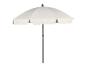 Beige tuinparasol met zwarte paal