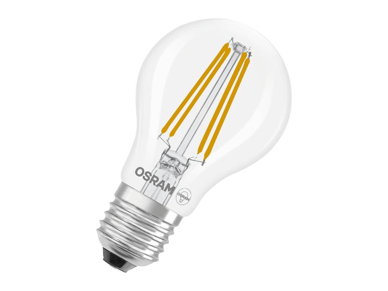 LED-lamp met helder glas en zichtbare filamenten