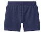 Donkerblauwe kinder joggingbroek met elastische tailleband.