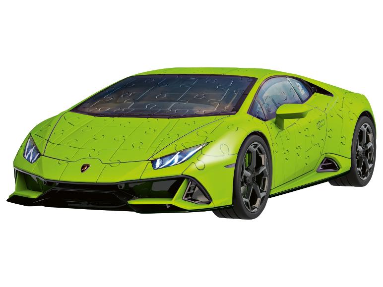 Neon groen 3D-puzzel Lamborghini Huracán EVO