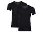 Twee zwarte V-hals T-shirts van Mexx.