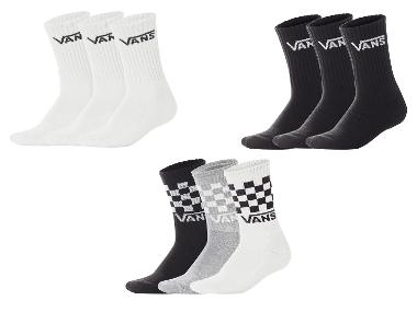 VANS 3 Paar Classic Crew sokken