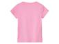 Roze t-shirt voor meisjes, achterkant.