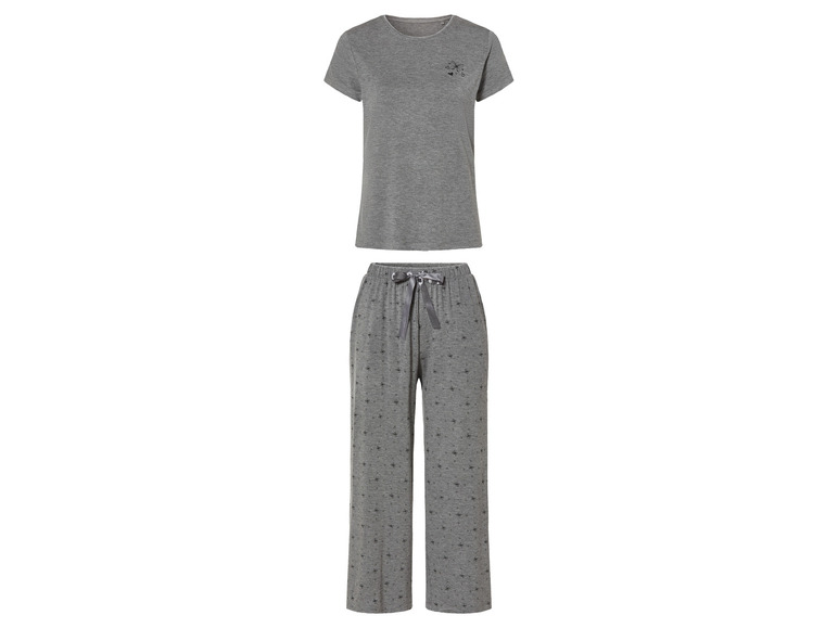 esmara Dames pyjama (XS (32-34), Grijs)