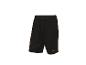 Zwarte shorts met oranje logo.