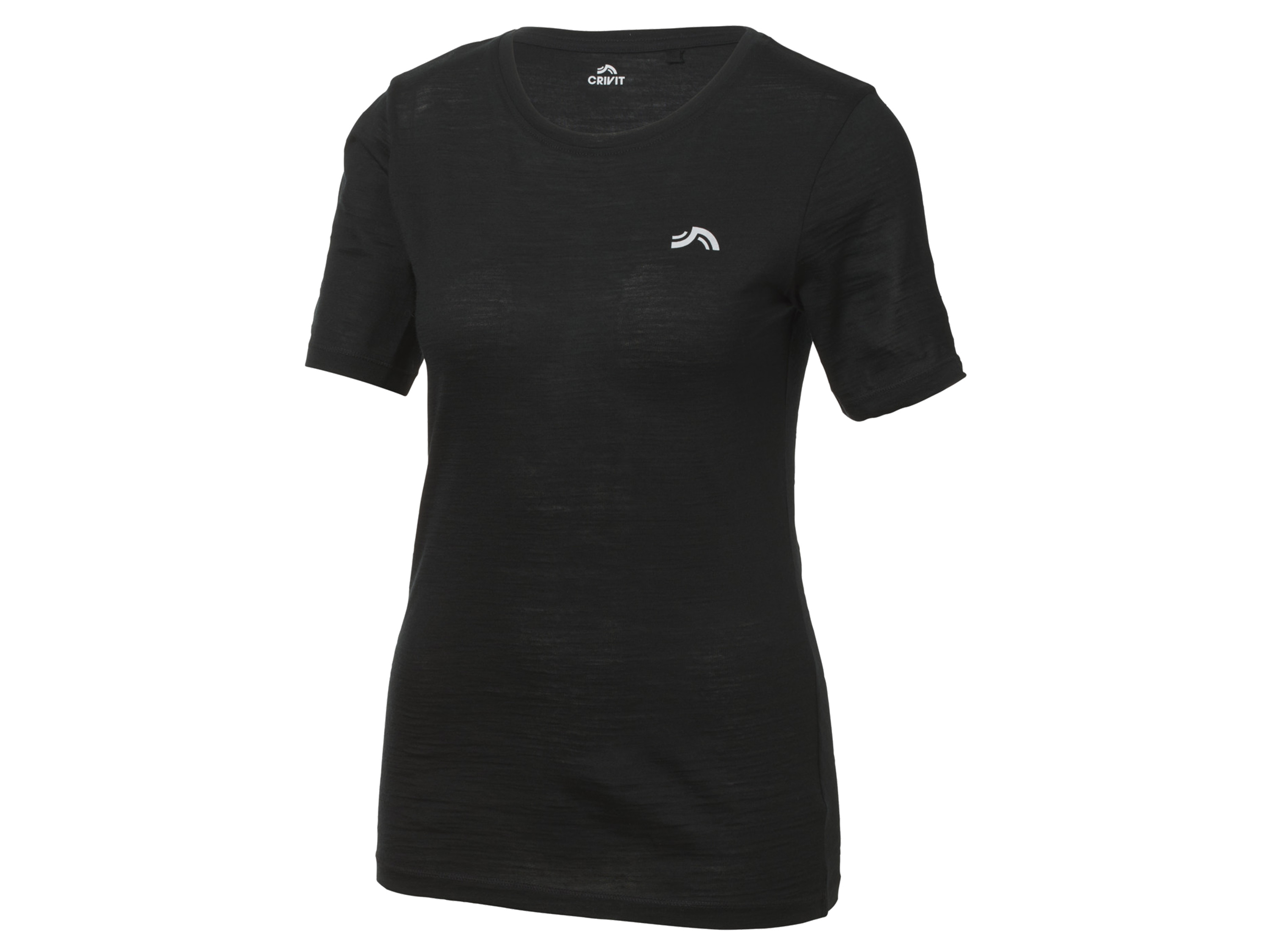 CRIVIT Dames sportshirt (Zwart, XS (32/34))