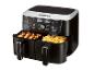 Silvercrest dubbele heteluchtfriteuse met kip en friet