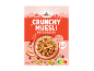 Krokante muesli met appel en rozijnen in een verpakking van 800 g.