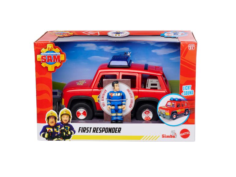 Simba Fireman Sam First Responder speelgoed in doos.