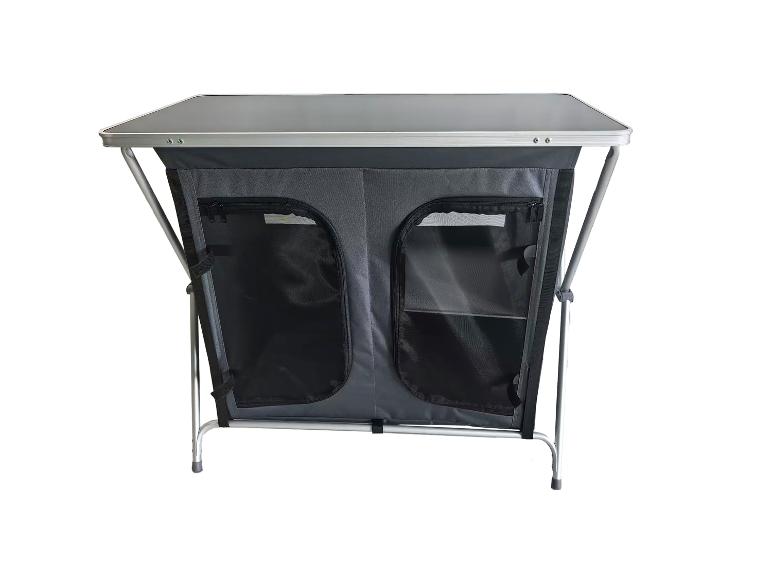 Opvouwbare campingtafel met opbergruimte en zakken