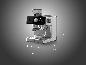 Premium-Espressomaschine SILVERCREST SEMST 1500 A1 met afmetingen.