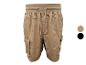 Bruine herenshort met trekkoord in de taille en zijzakken