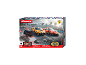 Carrera Hybrid Speedcore Challenge racebaan met twee op afstand bestuurbare Ferrari-auto's.