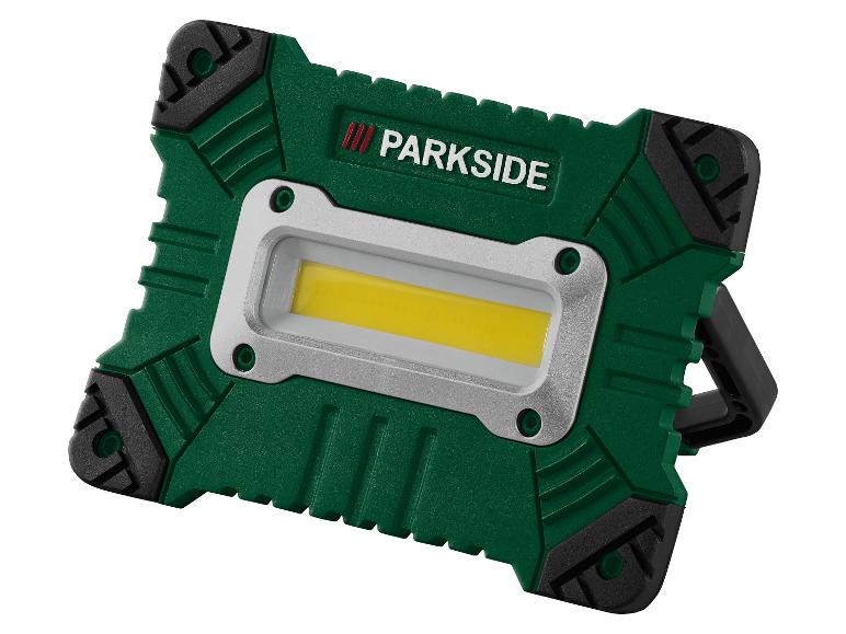 PARKSIDE LED-werklamp in groen en zwart
