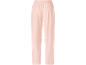 Lichtroze broek met elastische tailleband