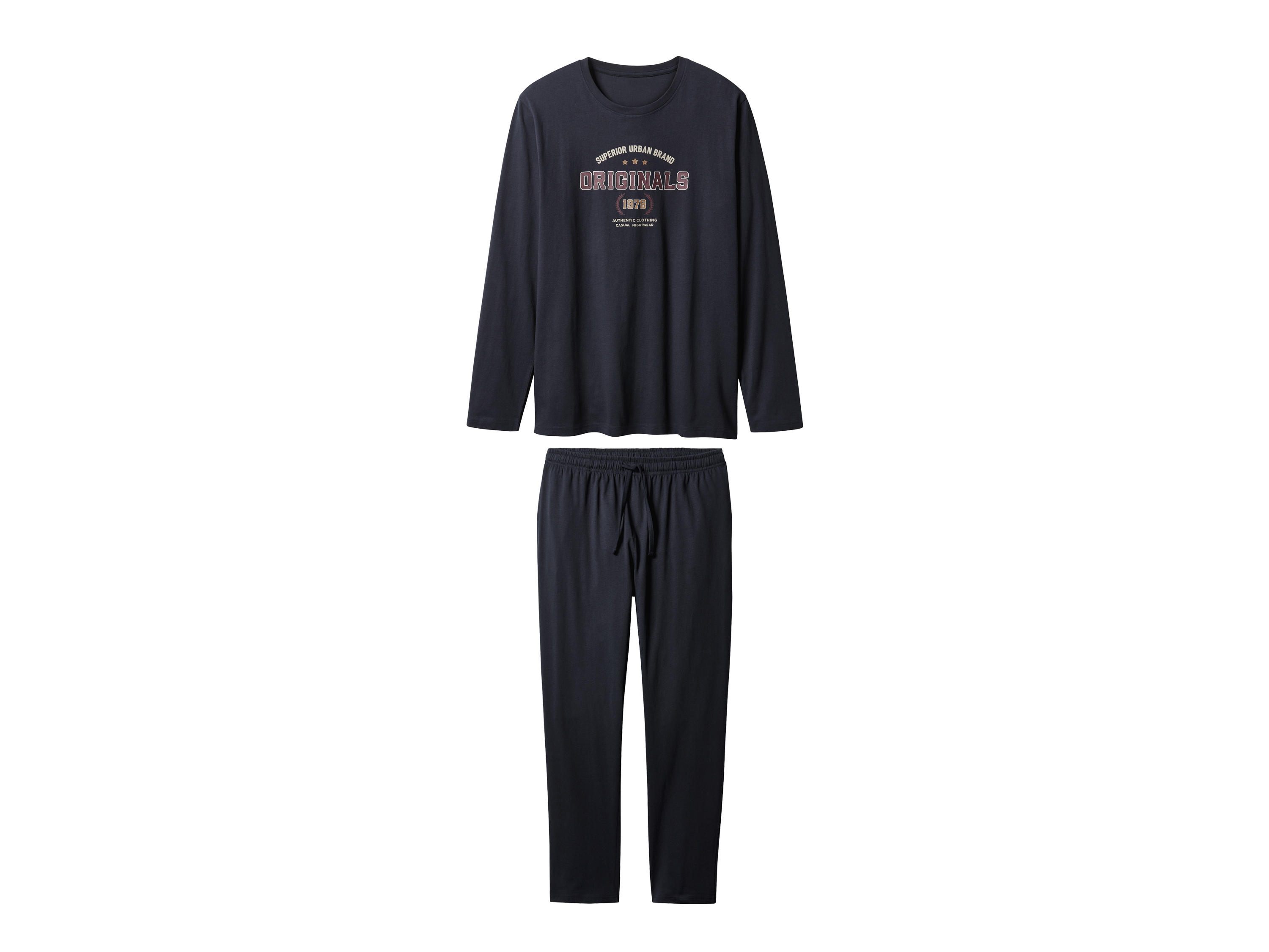 esmara Men Heren pyjama (Marineblauw, S)
