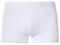 Witte herenboxershort met elastische tailleband.