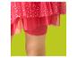 Meisjes tule rok met pailletten en short in rood