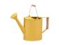 Gele gieter Parks 5L, metaal, houten handvatten.