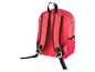 Rode rugzak met print, perfect voor kinderen.