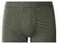 Groene geribbelde boxershorts met elastische tailleband met merklogo.