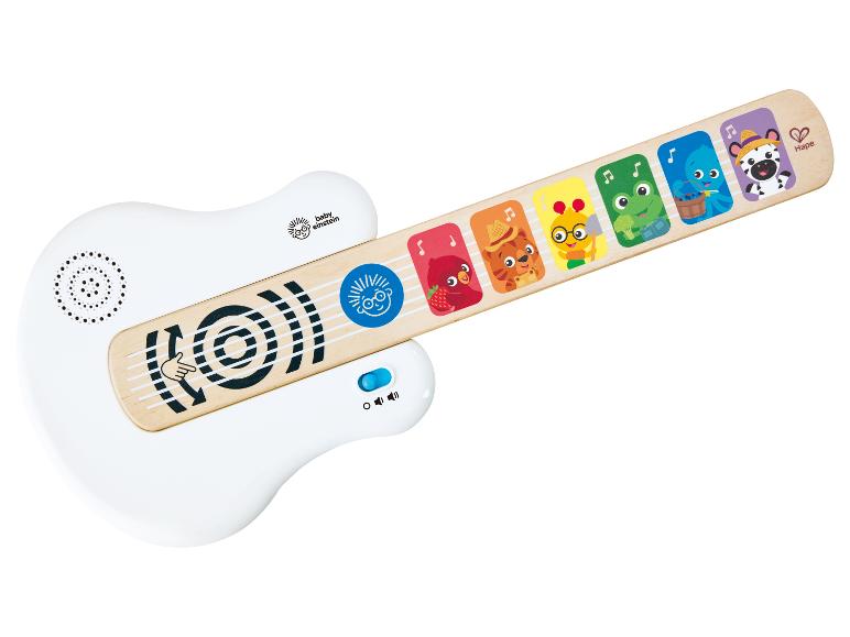 Baby Einstein speelgoedgitaar met kleurrijke dieren en geluidsknoppen.