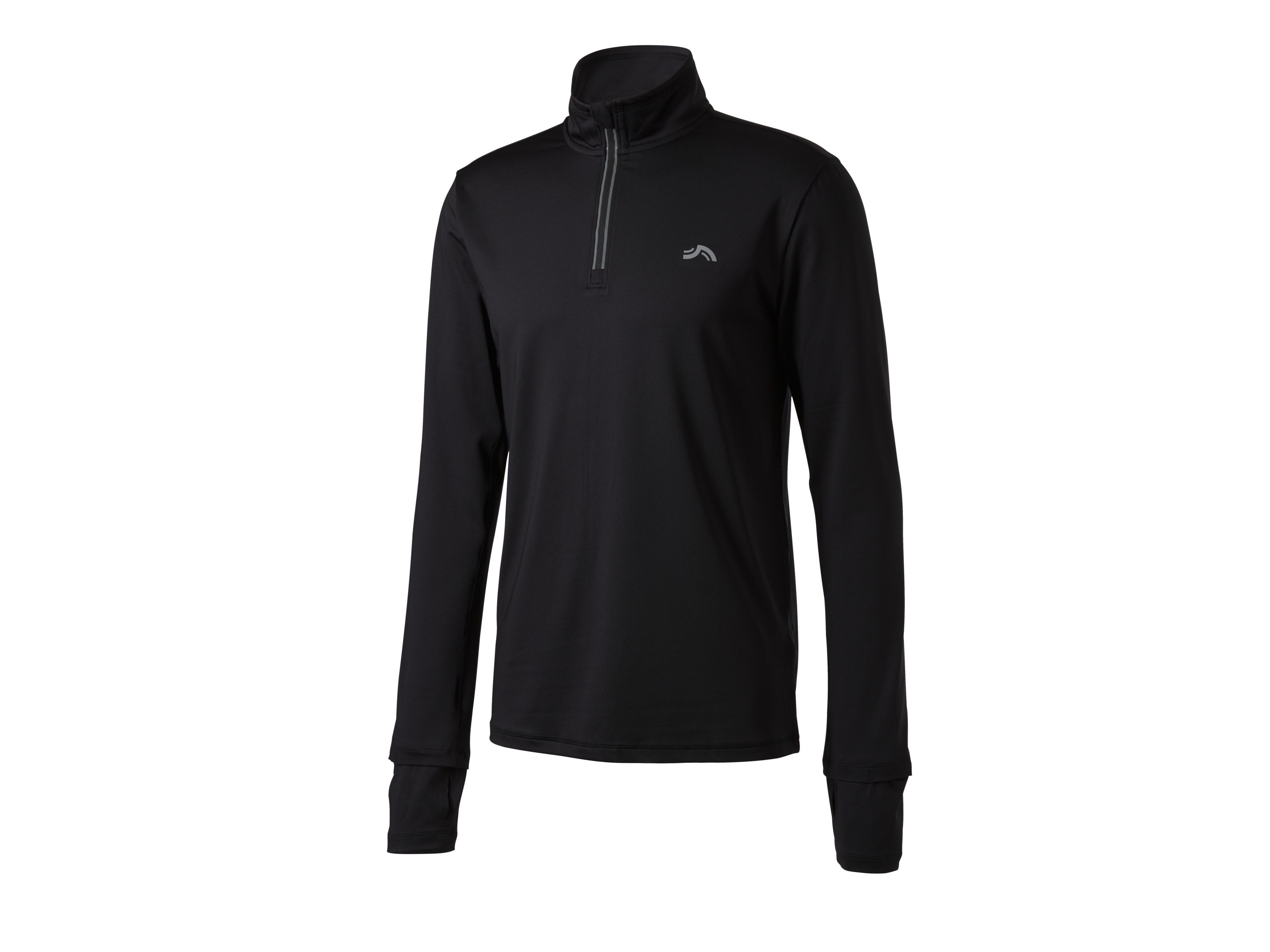 CRIVIT Heren sportshirt (Zwart, XL)