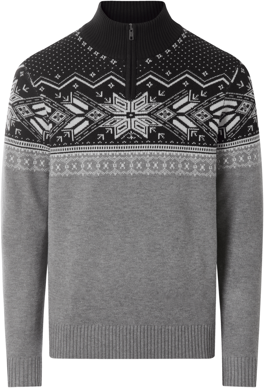 ESMARA MEN Heren gebreide trui (Grijs, XL)