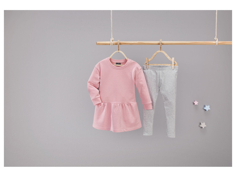 Ga naar volledige schermweergave: lupilu® Meisjes peuters sweaterjurk en leggings, 2-delige set - afbeelding 19