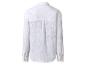 Wit overhemd met lange mouwen van zachte stof.