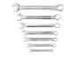 Een set Parkside combinatiesleutels in diverse maten.