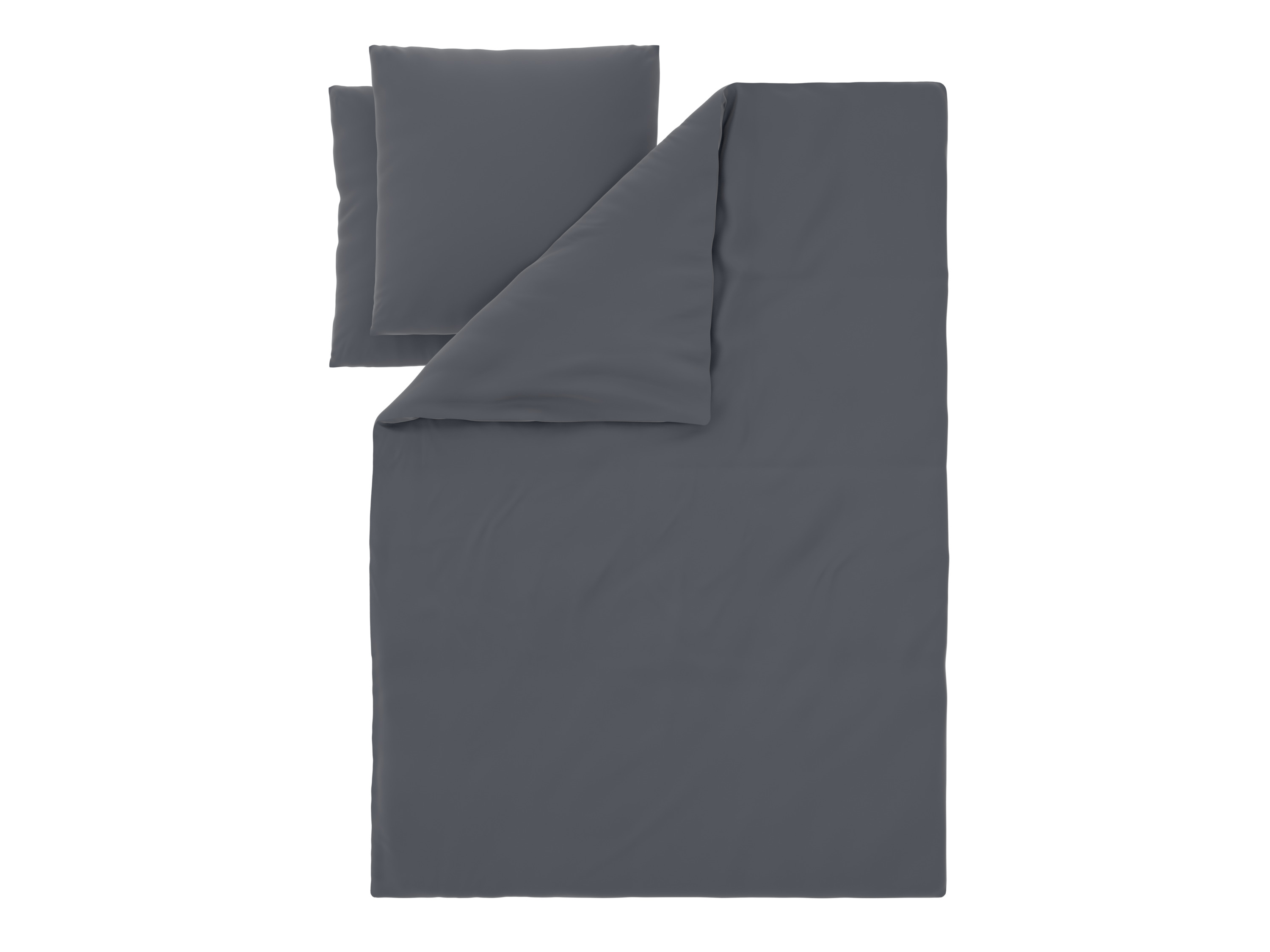 LIVARNO Washed dekbedovertrek 240 x 220 cm (Grijs)